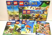 Lego Legends of CHIMA Anleitungen 70002 70003 70004 70006 70010 70102 und 70203