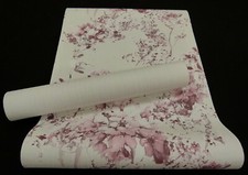 37816-)  Vliestapete "Attractive" Landhaus Blumen Design flieder altweiss