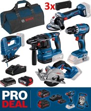 Bosch 18 Volt Profi-Set GSR 18V-45 GWS 18V-7 GBH 18V-22 GKS 18V-51 GST 18V-95B