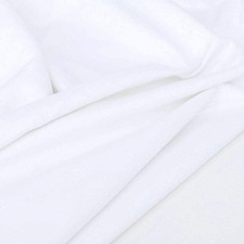 9m weißer Molton Deko Stoff