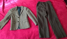 Jungen Anzug Sakko & Hose Gr. 128 (C&A Here & There) Grau Top Zustand