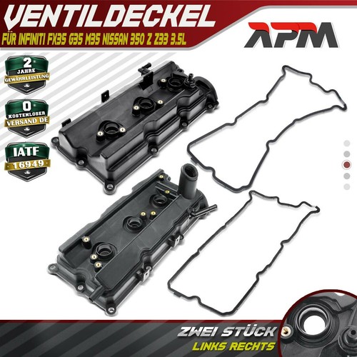 Ventildeckel links und - links,