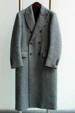 JOSEPH "Glastonbury" Mantel lang Made in Italy long coat grey charcoal Gr. 46