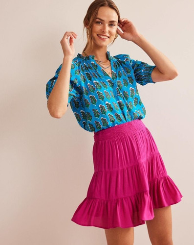 Boden crinkle mini skirt - boden,