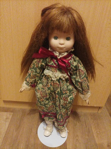 Keramik puppe lange haare - lange,