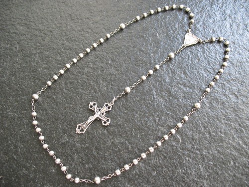 Rosenkranz silber 800 - silber,