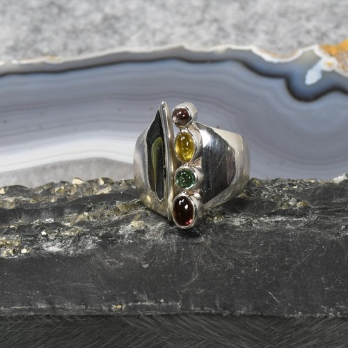 Turmalin ring 925er silber - turmalin,