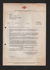 AACHEN, Rechnung 1959, Leonard Monheim GmbH Schokolade-Fabrik