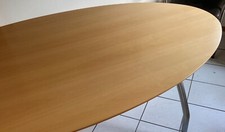 Tischpatte oval 200 x 90 cm