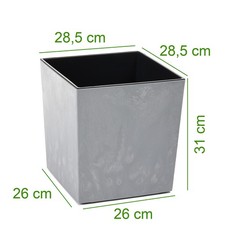 Blumenkübel in Betonoptik