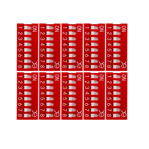 10x dip schalter polig - 10x, dip-schalter