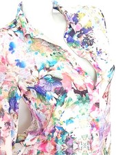Aquarell chiffon bluse top - chiffon,