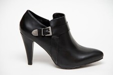 Stiefelette Ankleboots Highheels schwarz 39 Magic Fetisch Domina Sammler