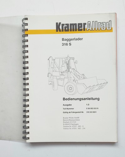 Kramer baggerlader 316 - kramer,