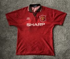 Manchester United Trikot 1994 1995 Heim Umbro 90s Vintage #4 rot Premier League