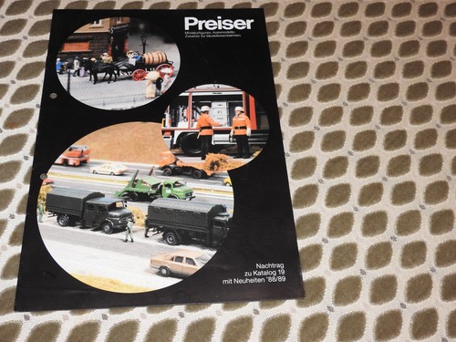 Preiser prospekt katalog - ,