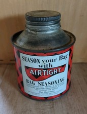 Dudelsack Bagpipe Sammlerstück/Deko - Vintage Airtight Bag Seasoning Dose