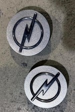 2 x Opel Silver Satz Felgendeckel Radmitte Nabenkappen Alufelgen