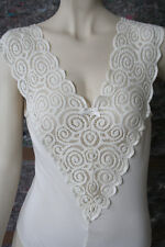 Damen Body Unterwäsche wollweiss TRUE VINTAGE 90er women's body white underwear