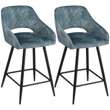 HOMCOM Barhocker 2er Set