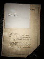 DDR Kfz Brief Eigenbau