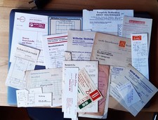 alte Rechnungen Quittungen VEB