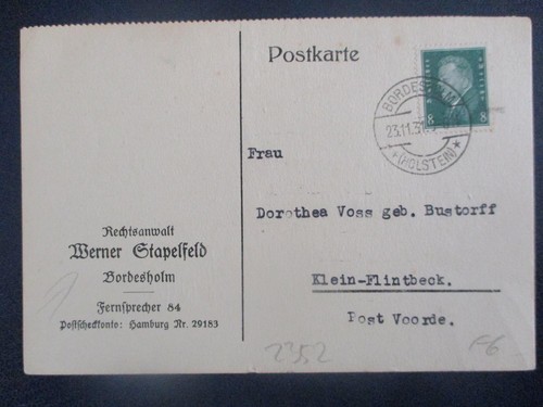 Postkarte rechtsanwalt - (y494),