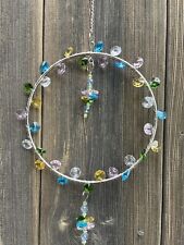 Dekoration Sonnenfänger Kristall Windspiel Fenster Lichtfänger Mobile Metall