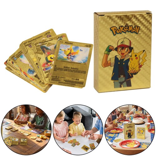 55x karte gold pokémon - 55x,