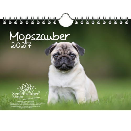 Mopszauber din kalender - din, a5