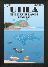 Honduras Utila Gerahmtes