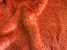 Super Luxus Webpelz Stoff Material - SWISS TANGERINE