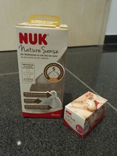 NUK Nature Sense Trinkflasche S und NUK Genius Schnuller 0-6m Silikon