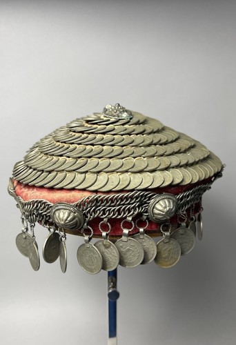 Sehr alter turkmen kopfschmuck - turkmen,