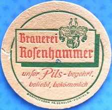Alter Bierdeckel Brauerei