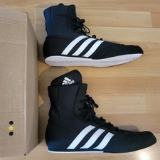 Neue, schwarze ADIDAS-Boxschuhe, Größe 48, UK -12,5, US - 13!
