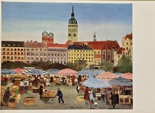 AK München Viktualienmarkt
