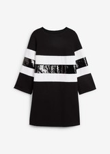 Kleid mit Pailletten Gr. 48/50