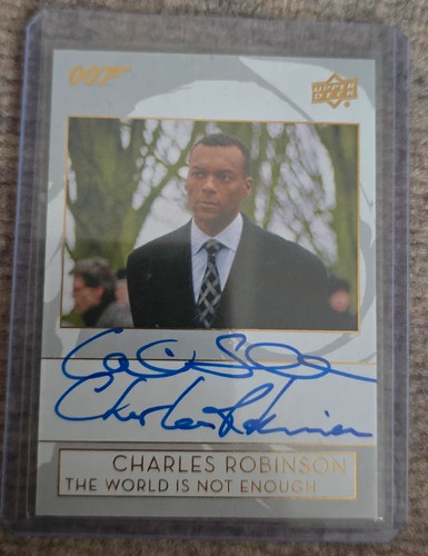 Charles robinson card auto - charles, on