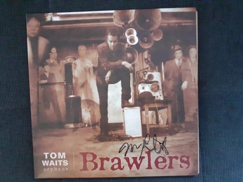 Tom waits signed blue - signed,