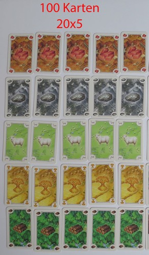 Catan 100 karten - catan,