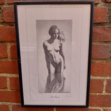 Kevin Hayler Akt Bleistiftzeichnung The Bather Limited Edition 