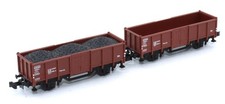 Minitrix 3538 DB Offener Güterwagen - Set Omm 32 E035 2-teilig Spur N