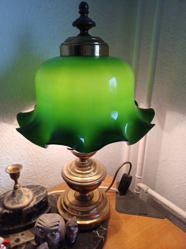 Alte bankerlampe mit - bankerlampe,