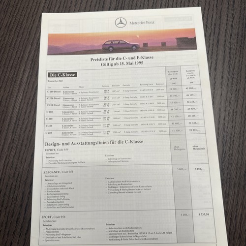 Mercedes e klasse - c-, e-klasse