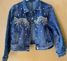 Tolle Jeansjacke Mit Viel Glitzer Und Nieten!!!