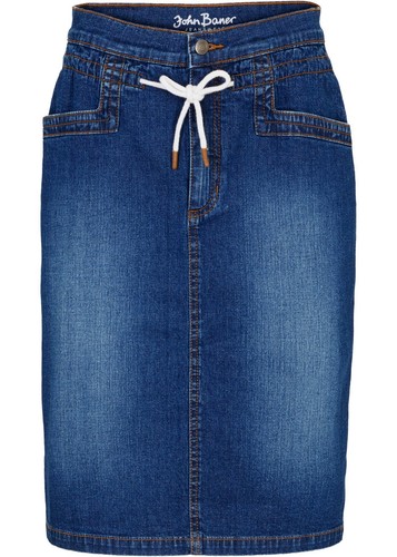Schöner jeansrock mit - jeansrock,