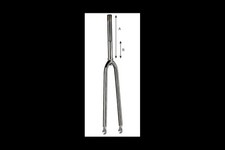 Gabel Fahrrad Stahl Chrom