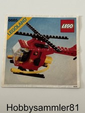 Lego 6685 Legoland Town Bauanleitung Fire Copter 1 - Feuerwehrhubschrauber 1