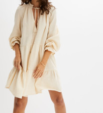 MUSSELIN KLEID A-FORM NEU Gr